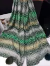 Cross-border scarf wholesale e-commerce live-streaming supply chain, new jacquard wavy tassels and pom-poms Application Scenario